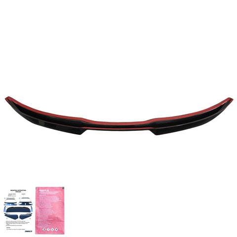 Extension de alerón Compatible con Audi Q5 S-Line SUV Mk2 Facelift 2020-2024