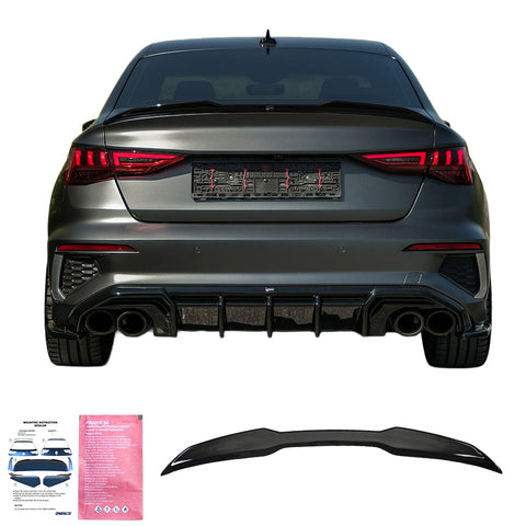 Roof Spoiler compatible with AUDI A3/A3 S-Line/S3/RS3 8Y ( Sedan ) 2020-2024