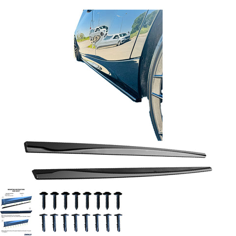 Extensiones de Faldones Laterales Compatible con BMW Serie 1 F20/F21 M-Power 2011-2019
