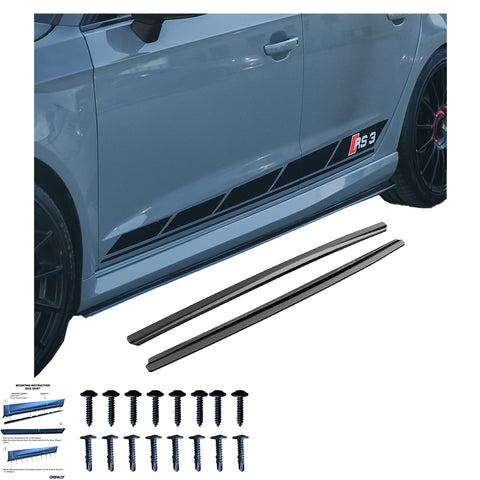 Side Skirts AUDI RS3 / RS3 Facelift 8V Sportback 2015-2020