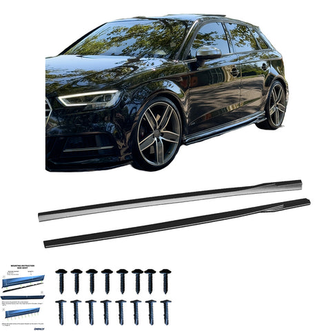 Side Skirts compatible with AUDI S3 8V / 8V Facelift 2013-2019