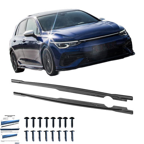 Side Skirts compatible with VOLKSWAGEN VW Golf R MK 8 2020+