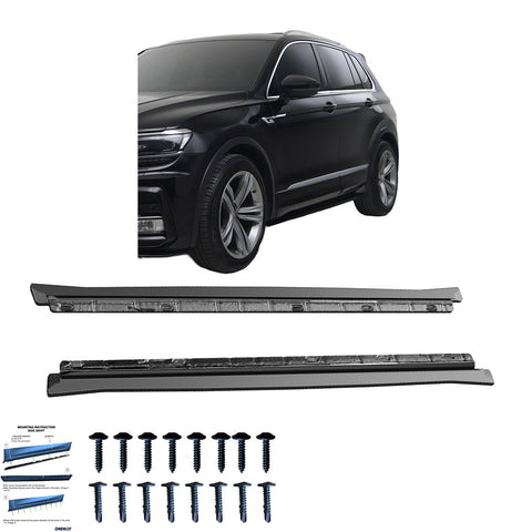 Side Skirts compatible with VOLKSWAGEN VW Tiguan MK 2 R Line 2015-2020