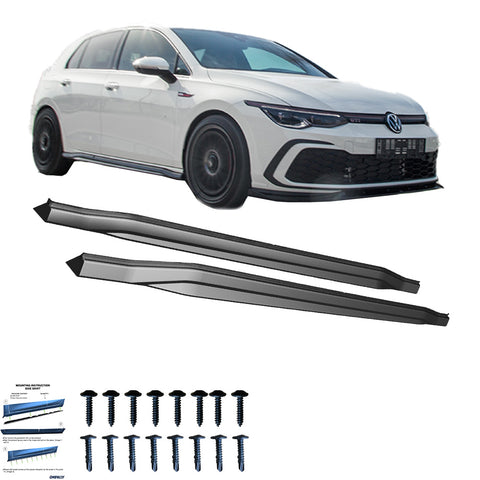 Side Skirts VW Golf Mk 8 GTI / GTI Clupsport / GTD / R-Line 2020+ Verison 2