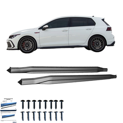 Side Skirts VW Golf Mk 8 GTI / GTI Clupsport / GTD / R-Line 2020+ Verison 2