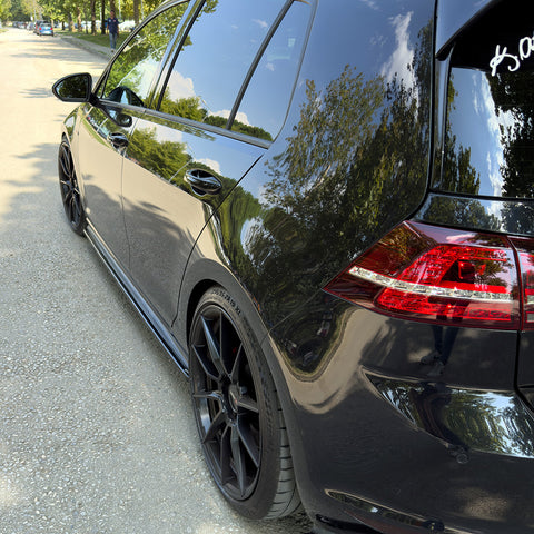 Extensiones de Faldones Laterales Compatible con VW Golf Mk7 GTI 2013-2016