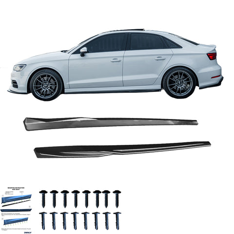 Side Skirts AUDI S3 8V / 8V Facelift Sedan-Cabrio 2013-2020