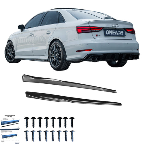 Side Skirts AUDI S3 8V / 8V Facelift Sedan-Cabrio 2013-2020