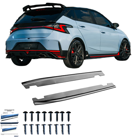 Side Skirts compatible with HYUNDAI I20 N Mk3 2020+