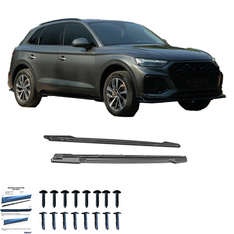 Side Skirts compatible with AUDI SQ5 / Q5 S-Line ( SUV / Sportback ) Mk2 Facelift 2020-2024