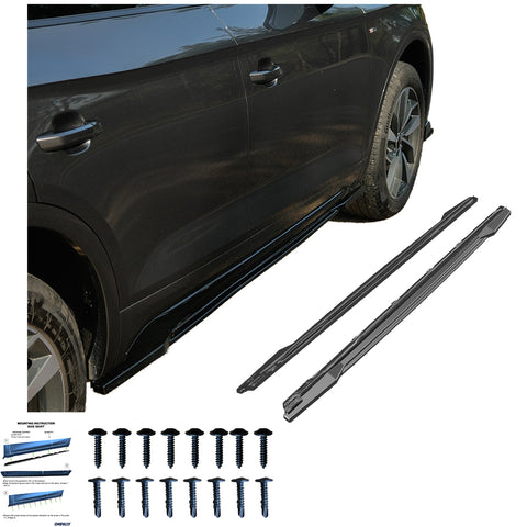 Side Skirts compatible with AUDI SQ5 / Q5 S-Line ( SUV / Sportback ) Mk2 Facelift 2020-2024