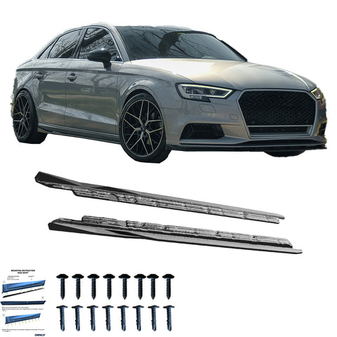Seitenschweller kompatibel mit AUDI A3 8V Facelift Limousine 2016-2020