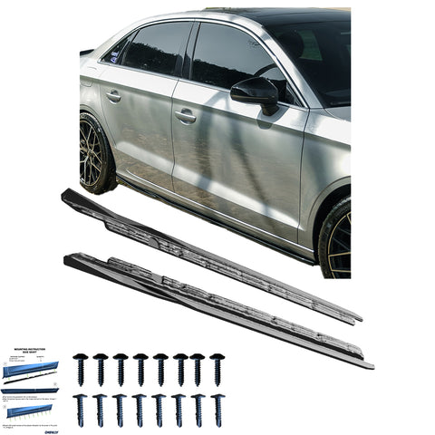 Seitenschweller kompatibel mit AUDI A3 8V Facelift Limousine 2016-2020