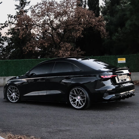 Extensiones de Faldones Laterales Compatible con AUDI A3 8Y Sedán/Sportback 2020-2024
