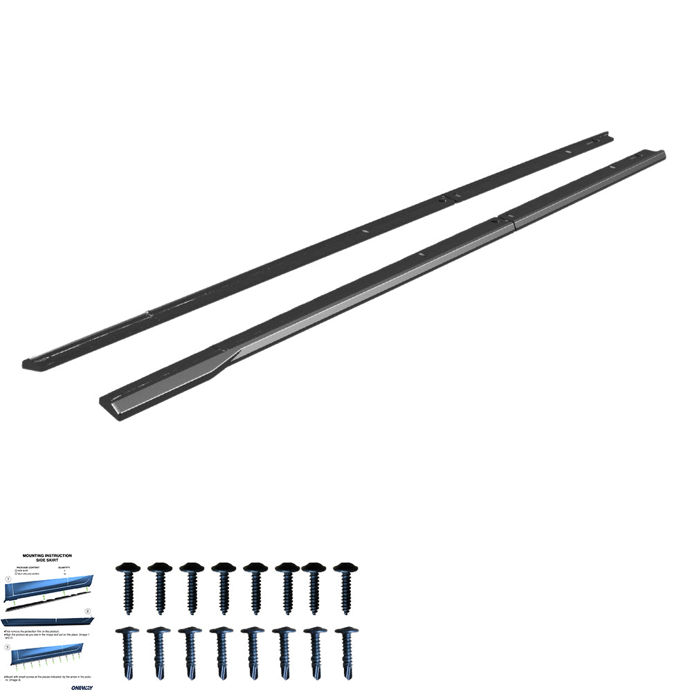 Side Skirts VW Transporter T7 LWB 2024+ / FORD Transit Custom Mk2 LWB 2023+ - ONEWAY Automotive GmbH