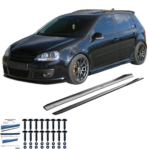 Side Skirts compatible with VW VOLKSWAGEN Golf Mk5 GTI 2003-2008