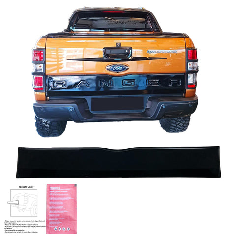 Tailgate Cover FORD Ranger T6-T7-T8 2012-2022 V3 (Gloss Black)