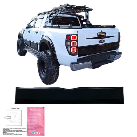 Tailgate Cover FORD Ranger T6-T7-T8 2012-2022 V3 (Gloss Black)