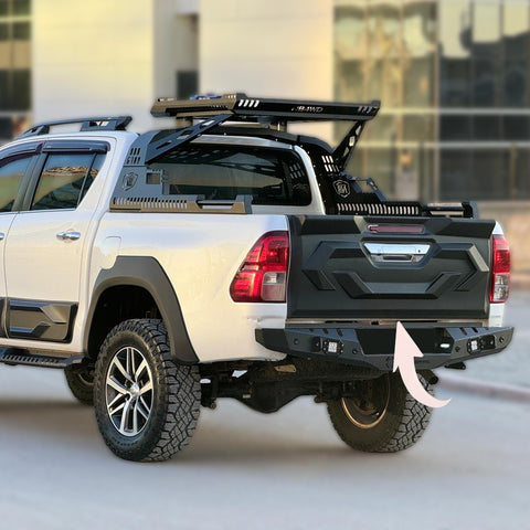 Full Tailgate Cover compatible with TOYOTA Hilux 8Th Generation 2015-2020 - ONEWAY Automotive GmbH