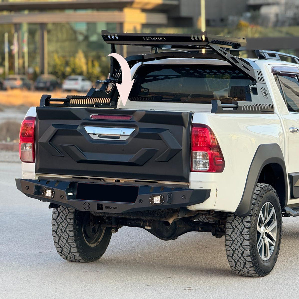 Full Tailgate Cover compatible with TOYOTA Hilux 8Th Generation 2015-2020 - ONEWAY Automotive GmbH