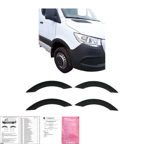 Wheel Arch Trims MERCEDES Sprinter W907 2018+ with ABE TÜV