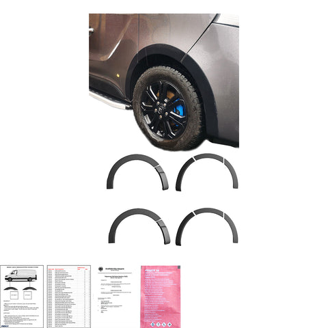 Wheel Arch Trims RENAULT Trafic X82 2014-2018 LWB with ABE TÜV