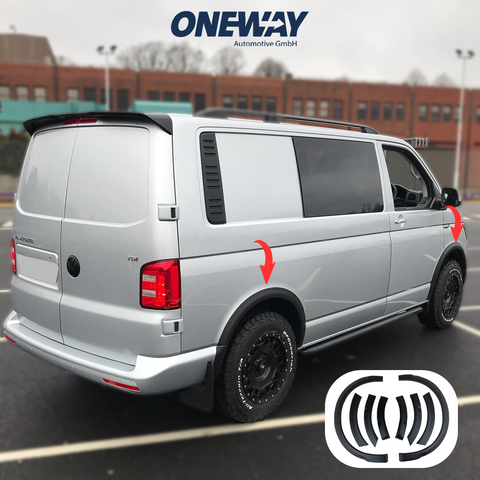 VW Volkswagen Transporter T6 2015-2019 Wheel Arch Trims - ONEWAY Automotive GmbH