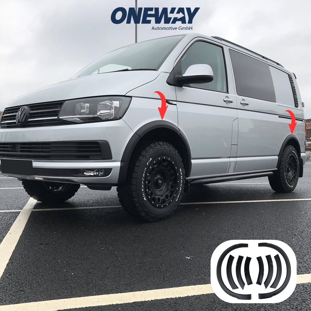 VW Volkswagen Transporter T6 2015-2019 Wheel Arch Trims - ONEWAY Automotive GmbH