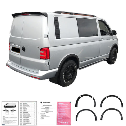 Wheel Arch Trims VW Transporter T6 2015-2019 with ABE TÜV