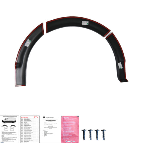 Wheel Arch Trims VW Transporter T6 2015-2019 with ABE TÜV