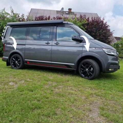 Wheel Arch Trims VW Transporter T6.1 2019-2022 with ABE TÜV