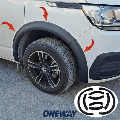 VW Volkswagen Transporter T6.1 2019-2022 Wheel Arch Trims - ONEWAY Automotive GmbH