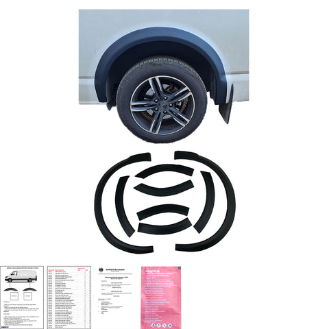 Wheel Arch Trims compatible with VW Transporter T6.1 2019-2022 with ABE TÜV