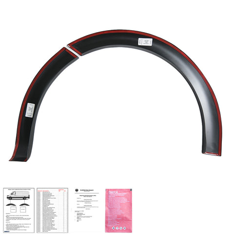 Wheel Arch Trims VW Caddy MK4 2015-2021 with ABE TÜV