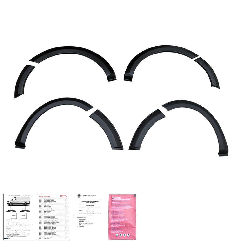 Wheel Arch Trims DACIA Lodgy 1St Generation 2012-2020 with ABE TÜV