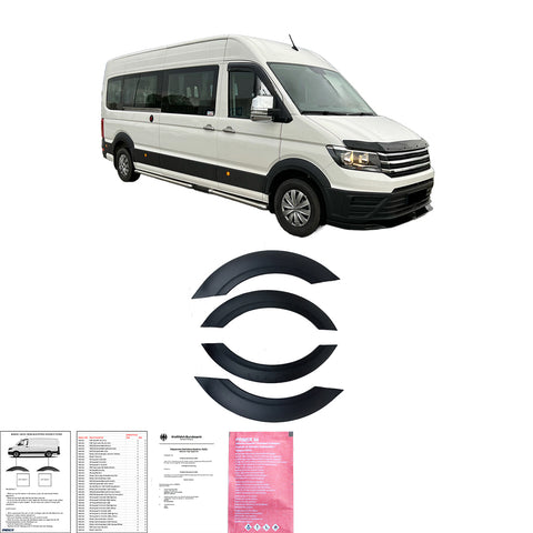 Radlaufblenden kompatibel mit VW Crafter MK2 2017+ mit ABE TÜV