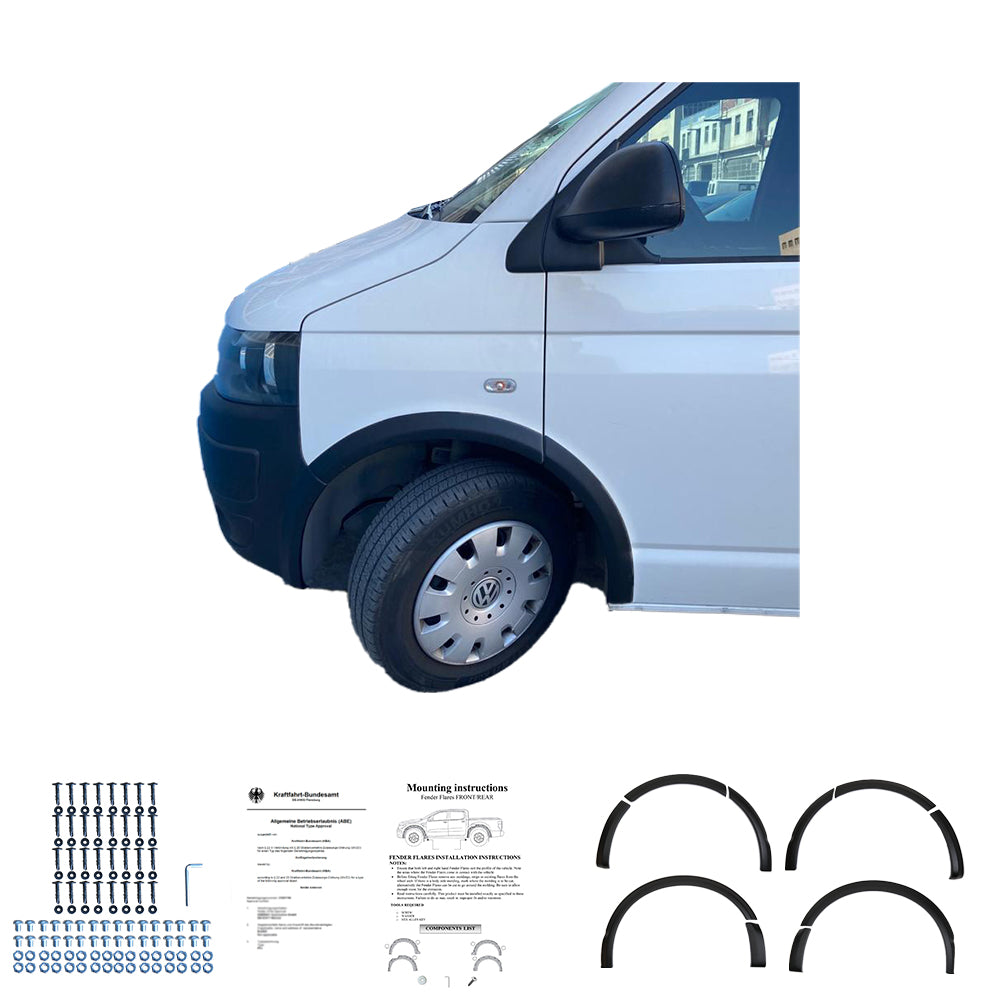 Wheel Arch Trims VW Transporter T5 - T5.1 2003-2015 (SWB / Right Door) with ABE TÜV