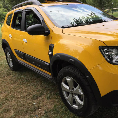 Wheel Arch Trims compatible with DACIA Duster Series 2 2018+ Parkassist (Offroad) with ABE TÜV