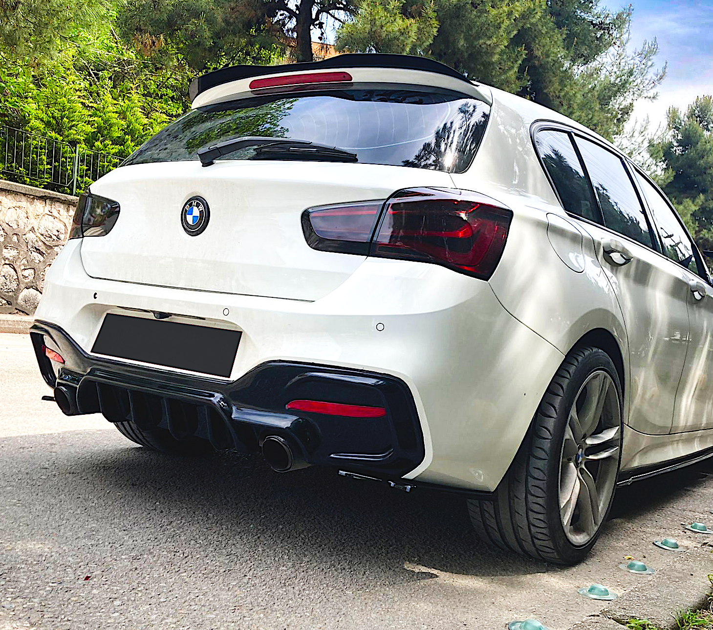 BMW 1 Series F20 / F21 Facelift M-Power 2015-2019 Rear Valance Diffuser - ONEWAY Automotive GmbH