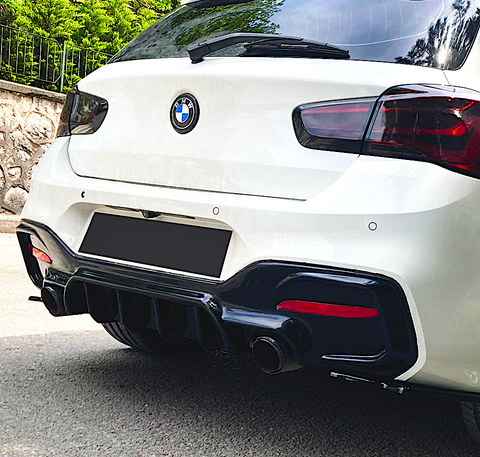 BMW 1 Series F20 / F21 Facelift M-Power 2015-2019 Rear Valance Diffuser - ONEWAY Automotive GmbH