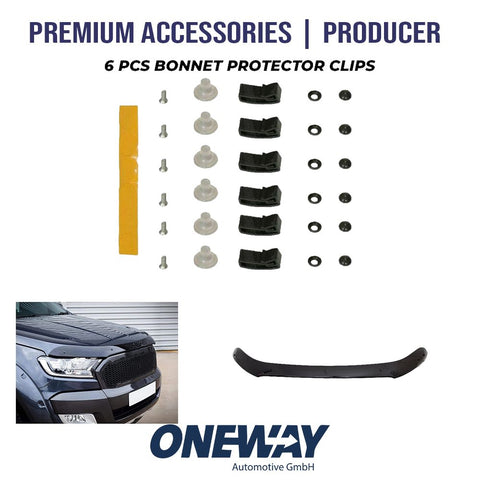 Clips for Bonnet Protector (6Pcs) - ONEWAY Automotive GmbH