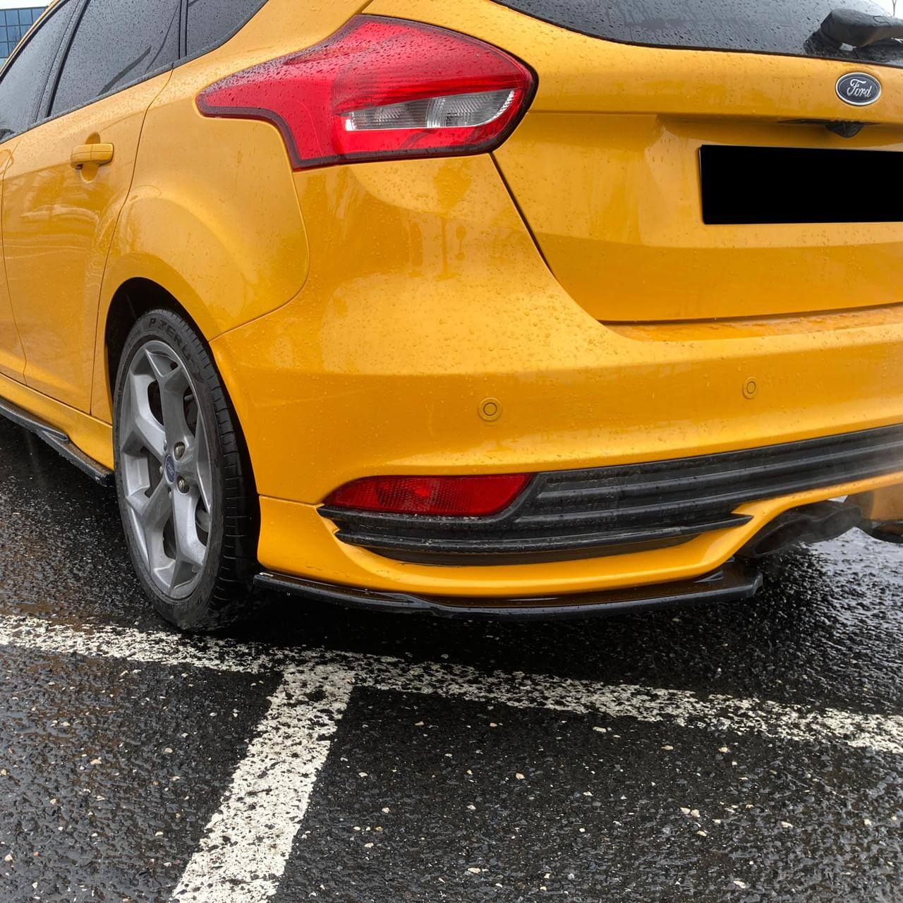 Rear Side Splitters compatible with FORD Focus ST Mk3 Facelift 2015-2018 (2 Pcs) - ONEWAY Automotive GmbH