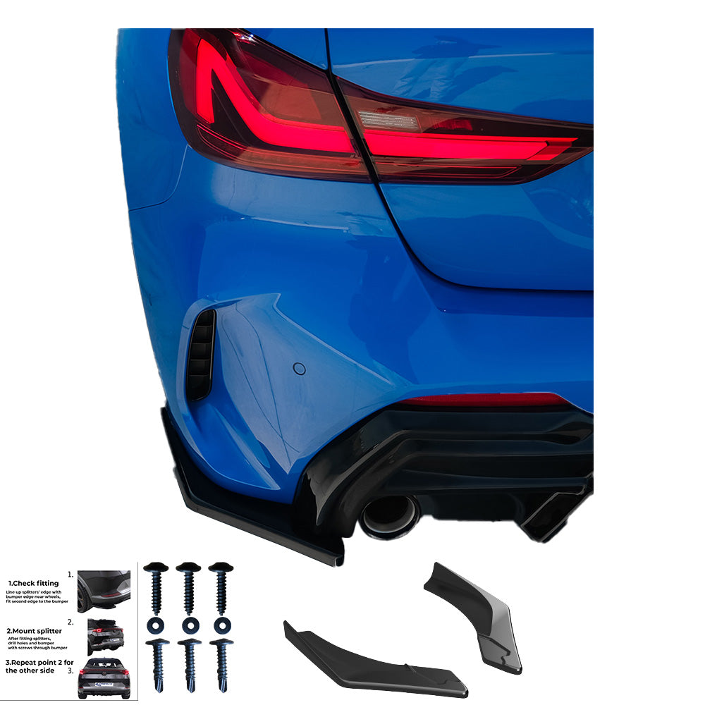 Rear Side Splitters BMW 1 Series