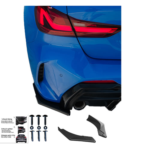 Rear Side Splitters BMW 1 Series