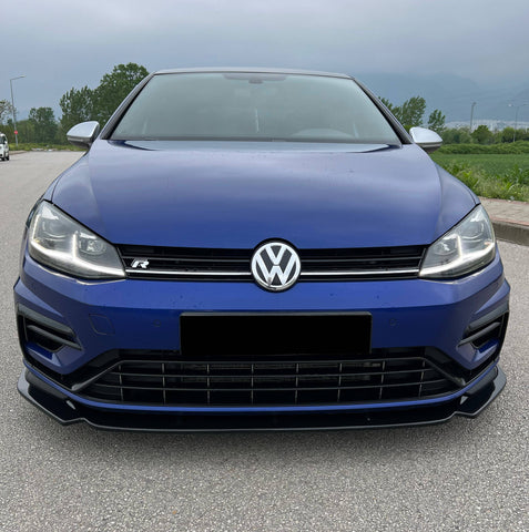 VW VOLKSWAGEN Golf Mk7.5 R 2017-2020 Front Splitter Version 3 - ONEWAY Automotive GmbH