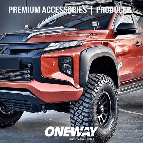 MITSUBISHI L200 Triton Series 6 2019+ Ad Blue Fender Flares - ONEWAY Automotive GmbH