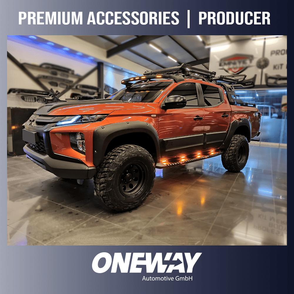 MITSUBISHI L200 Triton Series 6 2019+ Ad Blue Fender Flares - ONEWAY Automotive GmbH