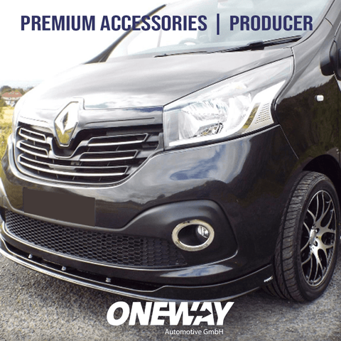 RENAULT Trafic X82 2014-2018 / OPEL (VAUXHALL) Vivaro X82 2014-2018 / Nissan NV300 2016-2021 Front Splitter - ONEWAY Automotive GmbH