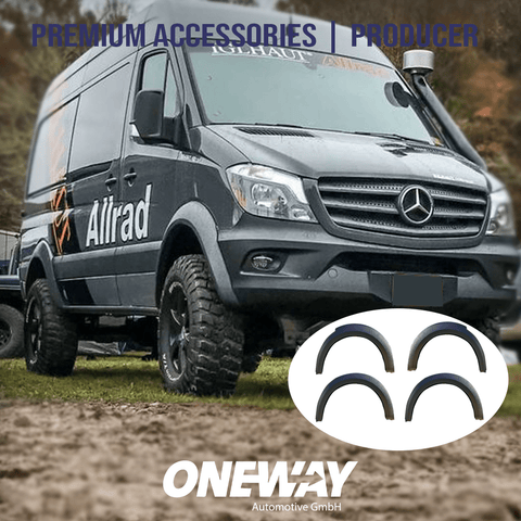 MERCEDES Sprinter W906 Facelift 2014-2018 Jumbo Wheel Arch Trims - ONEWAY Automotive GmbH