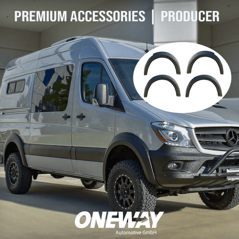 MERCEDES Sprinter W906 Facelift 2014-2018 Jumbo Wheel Arch Trims - ONEWAY Automotive GmbH